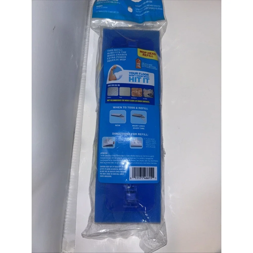 Mr Clean Magic‎ Eraser New Universal Mop Refill Type A Fits Most Squeeze Mops